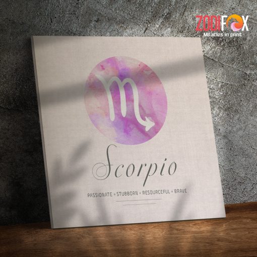 interested Scorpio Purple Canvas astrology presents – SCORPIO0042