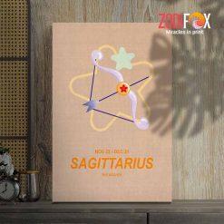 awesome Sagittarrius Archer Canvas birthday zodiac sign presents for astrology lovers – SAGITTARIUS0042