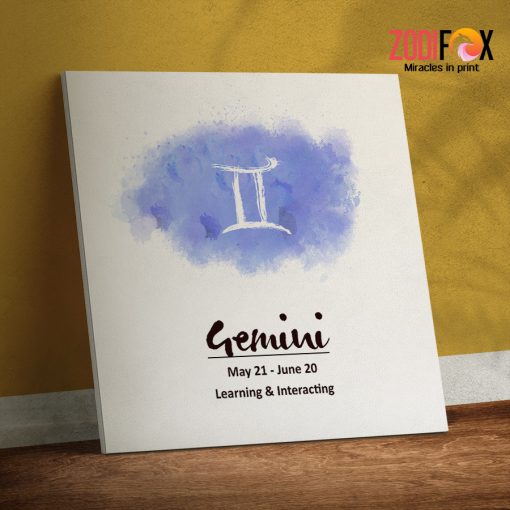 fun Gemini Learning Canvas signs of the zodiac gifts – GEMINI0043