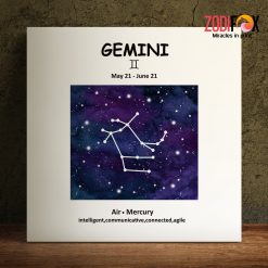 nice Gemini Agile Canvas sign gifts– GEMINI0044