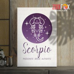 wonderful Scorpio Night Canvas horoscope lover gifts – SCORPIO0044