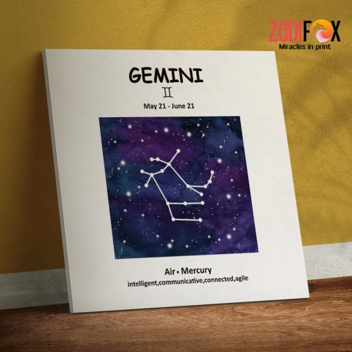 nice Gemini Agile Canvas astrology presents– GEMINI0044