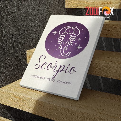 funny Scorpio Night Canvas zodiac lover gifts – SCORPIO0044