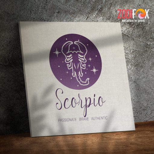 interested Scorpio Night Canvas zodiac sign presents for horoscope lovers – SCORPIO0044