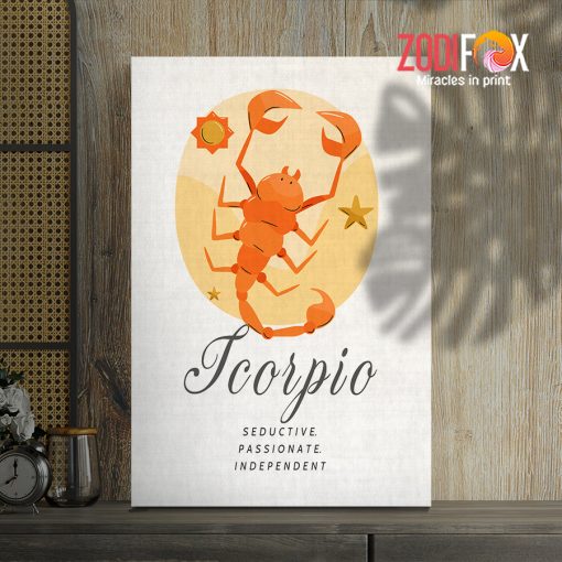 beautiful Scorpio Seductive Canvas zodiac presents for astrology lovers – SCORPIO0045