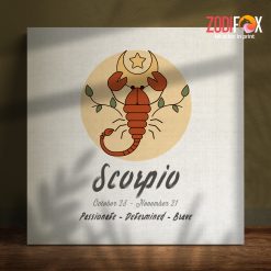 beautiful Scorpio Moon Canvas zodiac related gifts – SCORPIO0047