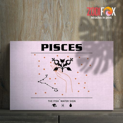 special Pisces Hand Canvas birthday zodiac sign gifts for horoscope and astrology lovers – PISCES0047