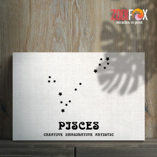 awesome Pisces Artistic Canvas zodiac gifts and collectibles – PISCES0048