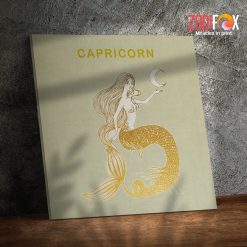 awesome Capricorn Moon Canvas astrology horoscope zodiac gifts– CAPRICORN0049