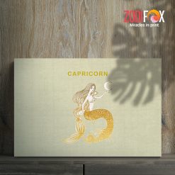 awesome Capricorn Moon Canvas astrology horoscope zodiac gifts for man and woman– CAPRICORN0049