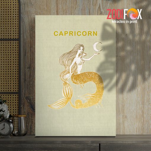 awesome Capricorn Moon Canvas zodiac sign presents– CAPRICORN0049