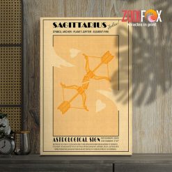 hot Sagittarrius Astrological Canvas zodiac sign presents – SAGITTARIUS0005
