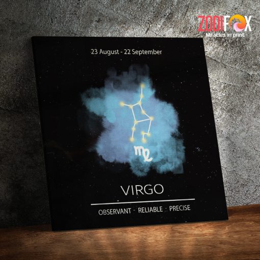 dramatic Virgo Reliable Canvas astrology gifts – VIRGO0005