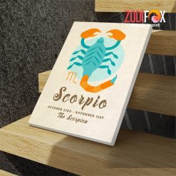 dramatic Scorpio Beautiful Canvas gifts according to zodiac signs – SCORPIO0051