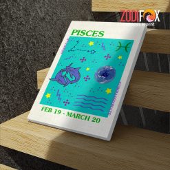 cute Pisces Spirituar Canvas horoscope lover gifts – PISCES0051