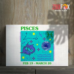 nice Pisces Spirituar Canvas astrology horoscope zodiac gifts – PISCES0051