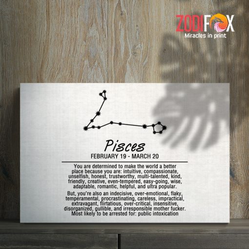 unique Pisces Friendly Canvas zodiac inspired gifts – PISCES0052