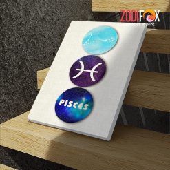 beautiful Pisces Universe Canvas zodiac sign gifts for horoscope and astrology lovers – PISCES0054