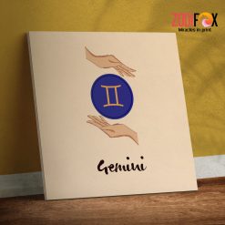 the Best Gemini Symbol Canvas zodiac gifts and collectibles – GEMINI0056