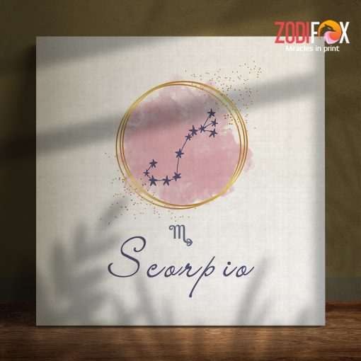 interested Scorpio Symbol Canvas zodiac sign gifts for astrology lovers – SCORPIO0056