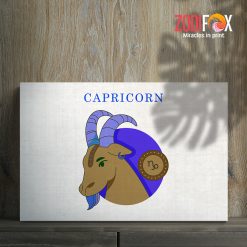 awesome Capricorn Goat Canvas zodiac related gifts– CAPRICORN0057
