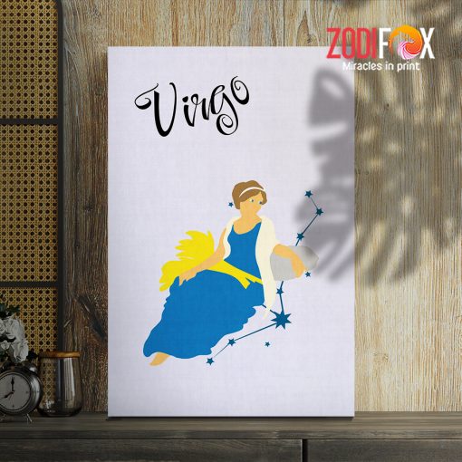cool Virgo Lady Canvas birthday zodiac gifts for astrology lovers – VIRGO0060