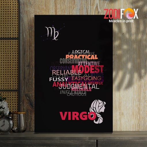 latest Virgo Logical Canvas zodiac presents for astrology lovers – VIRGO0061