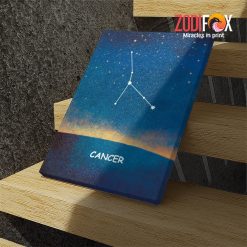 dramatic Cancer Constellation Canvas zodiac-themed gifts– CANCER0061