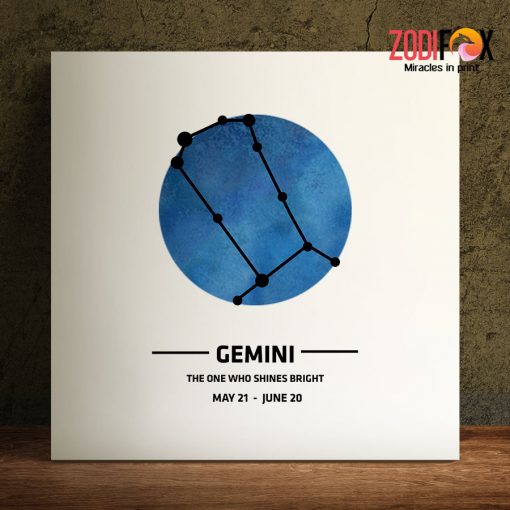 6 Gemini Bright Canvas sign gifts– GEMINI0064