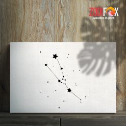 fun Taurus Star Sign Canvas astrology lover gifts – TAURUS0064