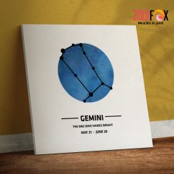 unique Gemini Bright Canvas astrology presents– GEMINI0064