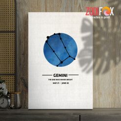 unique Gemini Bright Canvas astrology gifts – GEMINI0064