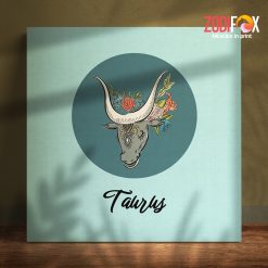 wonderful Taurus Head Canvas zodiac gifts and collectibles – TAURUS0065