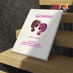 hot Gemini Savvy Canvas zodiac-themed gifts – GEMINI0067