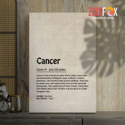 favorite Cancer Resilient Canvas birthday zodiac gifts for astrology lovers– CANCER0068