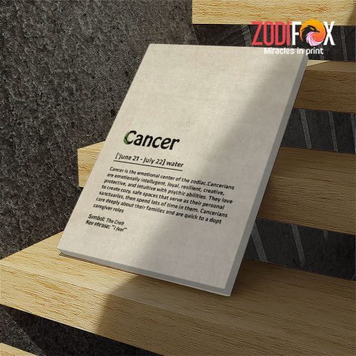 favorite Cancer Resilient Canvas birthday zodiac gifts for horoscope and astrology lovers– CANCER0068