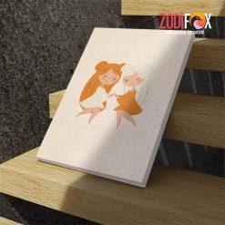 special Gemini Twins Girl Canvas zodiac sign gifts for astrology lovers – GEMINI0068