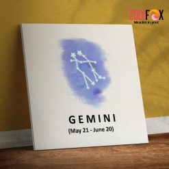 nice Gemini Light Canvas sign gifts – GEMINI0069