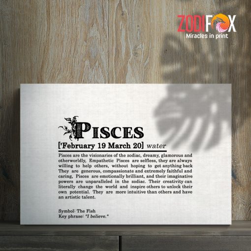 cool Pisces Talent Canvas zodiac sign presents for horoscope lovers – PISCES0069