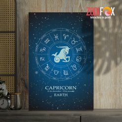 wonderful Capricorn Earth Canvas astrology lover gifts – CAPRICORN0007