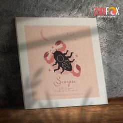 wonderful Scorpio Brave Canvas zodiac gifts and collectibles – SCORPIO0007