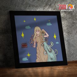 personalised This Aquarius Girl Canvas gifts based on zodiac signs– AQUARIUS0070