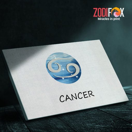 lively Cancer Symbol Canvas birthday zodiac presents for astrology lovers – CANCER0070