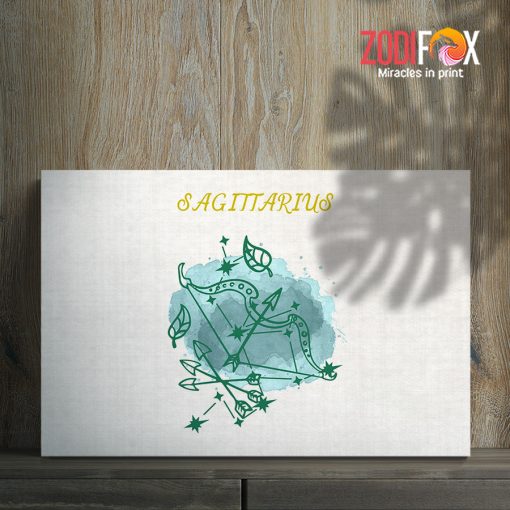 awesome Sagittarrius Green Canvas birthday zodiac gifts for astrology lovers – SAGITTARIUS0070