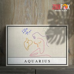 high quality Aquarius Modern Canvas gifts according to zodiac signs– AQUARIUS0008