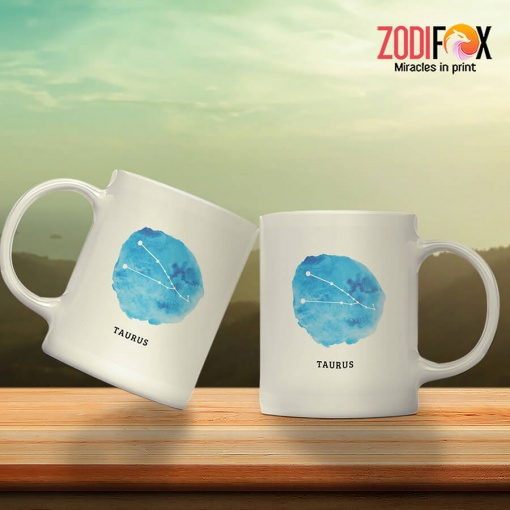 lovely Taurus Watercolor Mug birthday zodiac gifts for horoscope and astrology lovers – TAURUS-M0008
