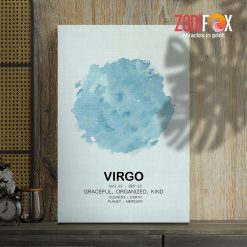 latest Virgo Earth Canvas zodiac sign gifts for horoscope and astrology lovers – VIRGO0009