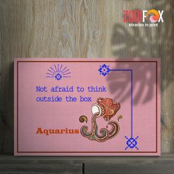 amazing Aquarius Box Canvas astrology horoscope zodiac gifts– AQUARIUS0009