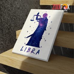 dramatic Libra Art Canvas zodiac related gifts – LIBRA0009