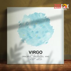 amazing cool Virgo Earth Canvas zodiac gifts for astrology lovers astrology gifts – VIRGO0009